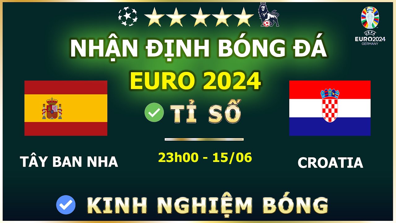 EURO 2024 Tây Ban Nha vs Croatia - Cuộc đối đầu đầy hứa hẹn